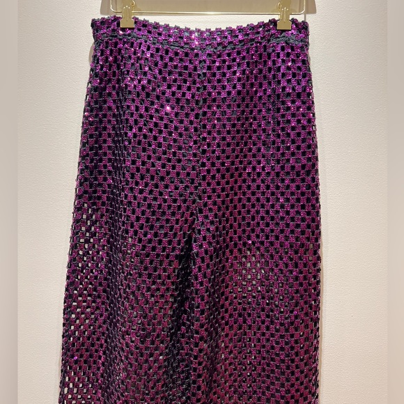Gucci Sequined Wide Leg Pants - Picture 7 of 13